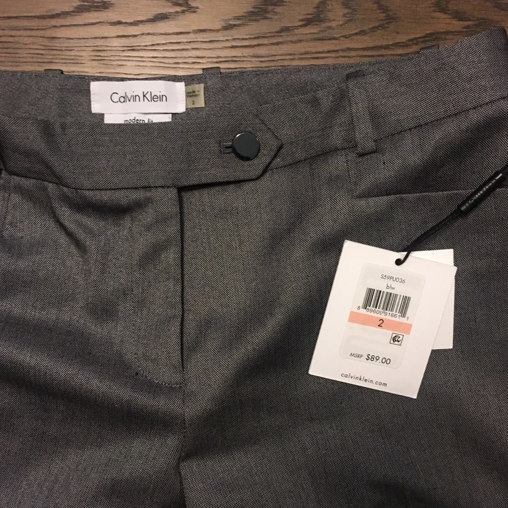Calvin Klein Grey Dress Pants